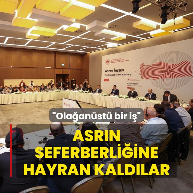 Asrn seferberliine hayran kaldlar: Olaanst bir i