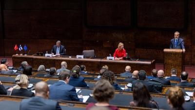 Bakan Fidan'dan Finlandiya ziyareti... Parlamentoya hitapta bulundu