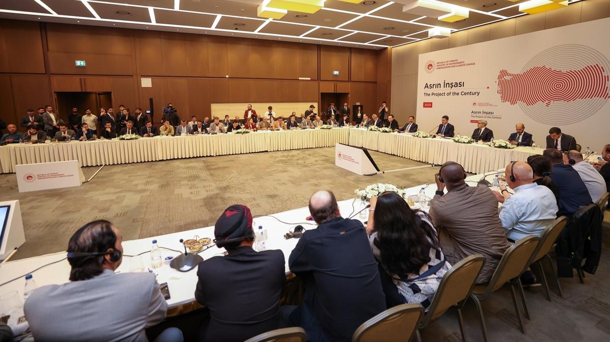 evre ehircilik ve klim Deiiklii Bakan Murat Kurum Bakan Kurum asrn inas fotoraflar resimleri