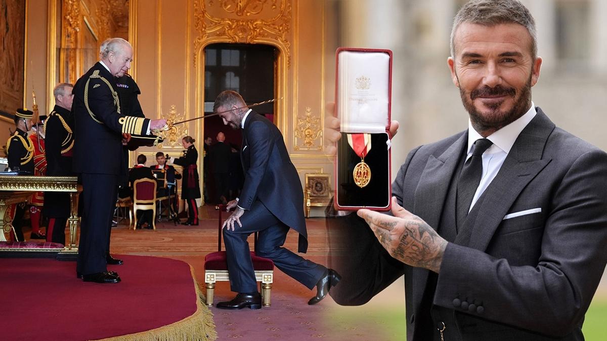 David Beckham kral charles valye magazin haberleri fotoraflar resimleri