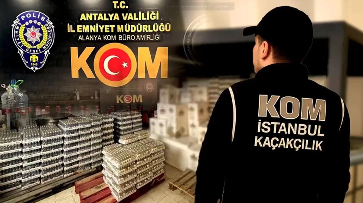 alkoll iki kaakl sahte iki imalathanesi operasyon fotoraflar resimleri