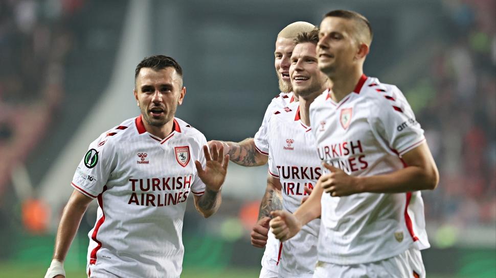 Avrupa'da Samsunspor fırtınası