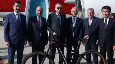 Bakan Erdoan'a teekkr ziyareti