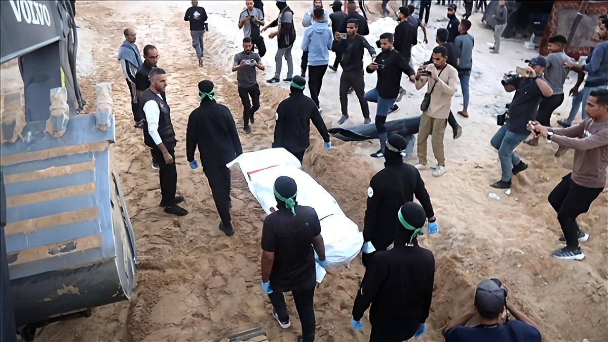 hamas israil esir ceset teslim fotoraflar resimleri