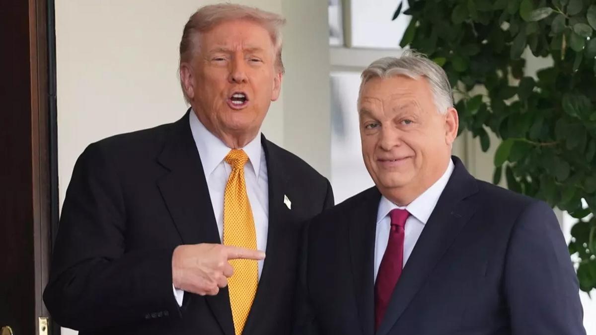 macaristan donald trump viktor orban fotoraflar resimleri