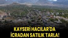 Kayseri Haclar'da icradan satlk tarla!