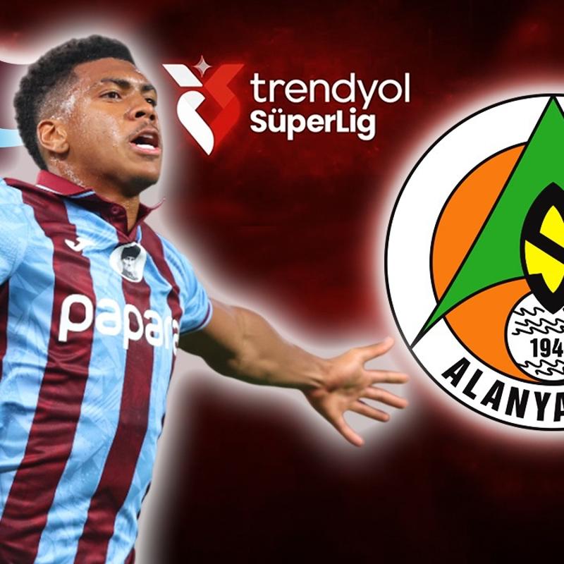 Trabzonspor-Alanyaspor ma saat kata, hangi kanalda? Sper Lig TS ma ne zaman?