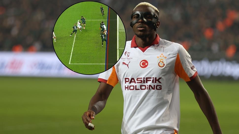 Gol iptal edildi! Galatasaray Kocaeli'de ofsayta takıldı