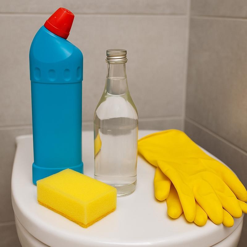 Klozet temizliinde amar suyu mu etkili, sirke mi gvenli?