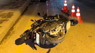 Aydn'da motosikletin arpma an kamerada: 1 l