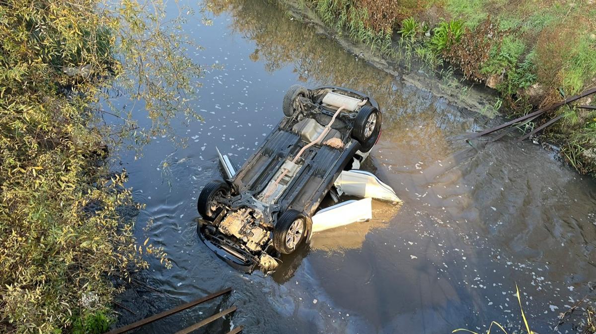Amasya haber  SUV kaza  dere kurtarma fotoraflar resimleri