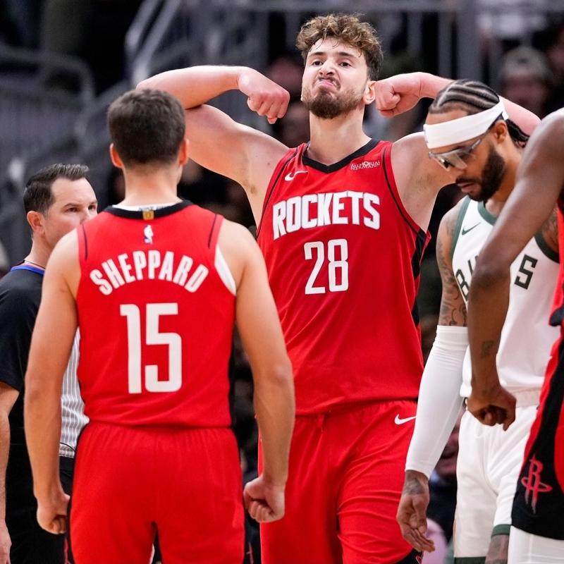 Alperen engn frtnalar estirdi, Houston Rockets rahat yendi