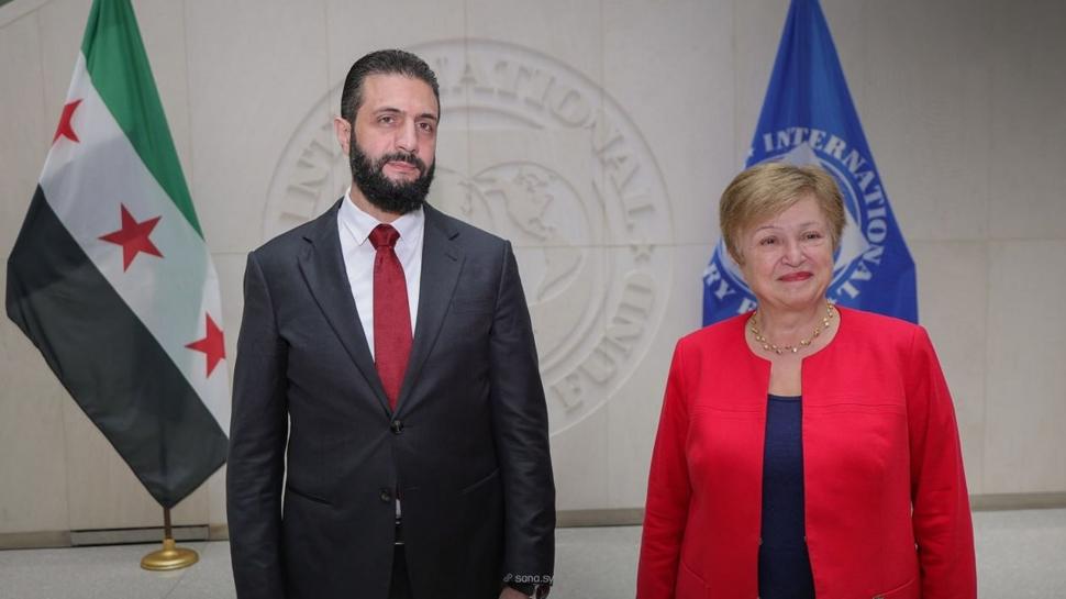 Şara, IMF Başkanı ile görüştü