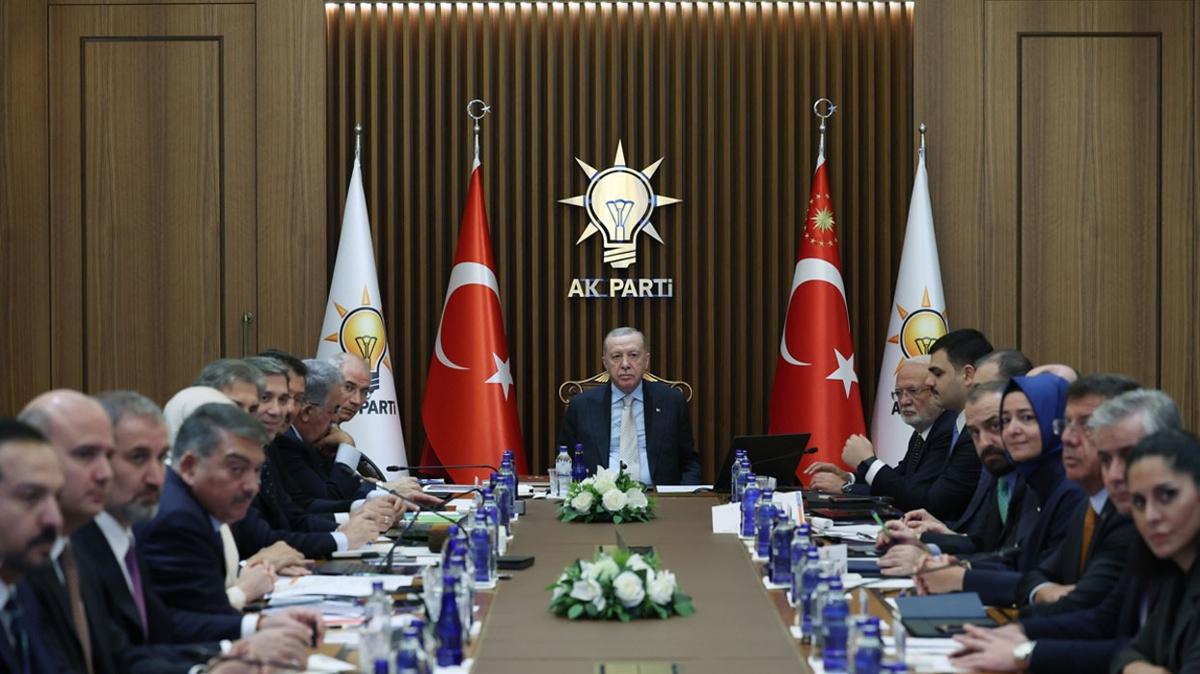AK Parti MYK Cumhurbakan Erdoan toplant fotoraflar resimleri