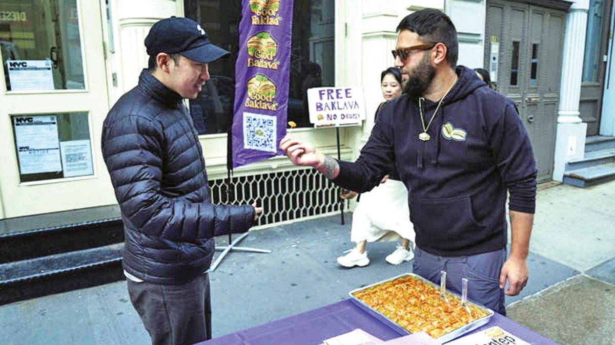 baklava antep baklavas trk baklavas abd newyork giriimci fotoraflar resimleri