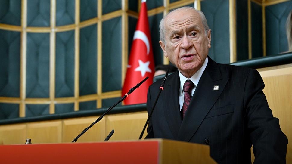 MHP Grup Toplantısı... Bahçeli açıklamalarda bulunuyor