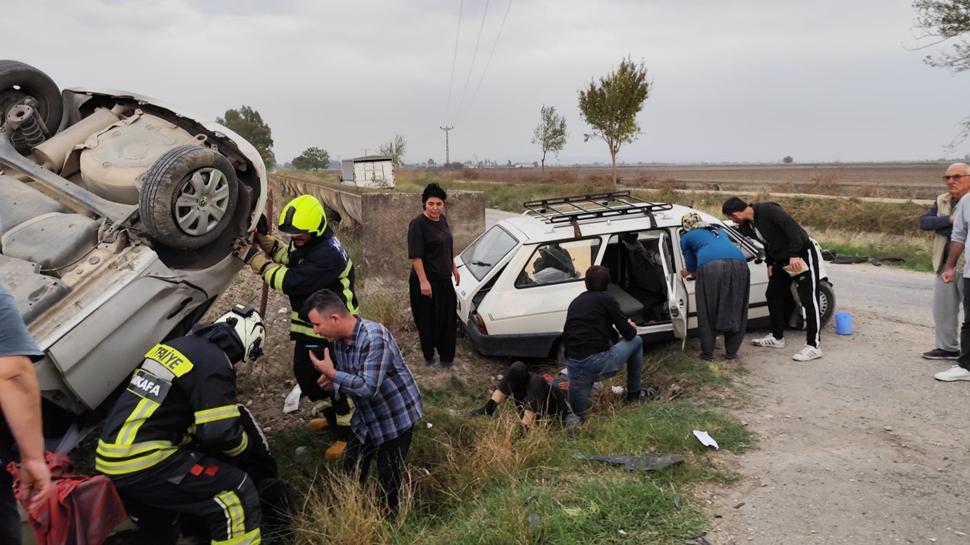 Osmaniye'de iki otomobil çarpıştı: 4 yaralı