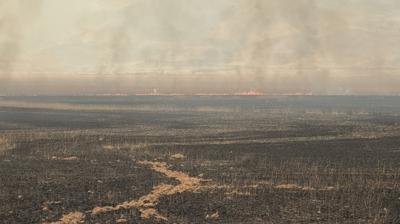 Hakkari'de doal yaam alannda yangn alarm! Mdahale sryor