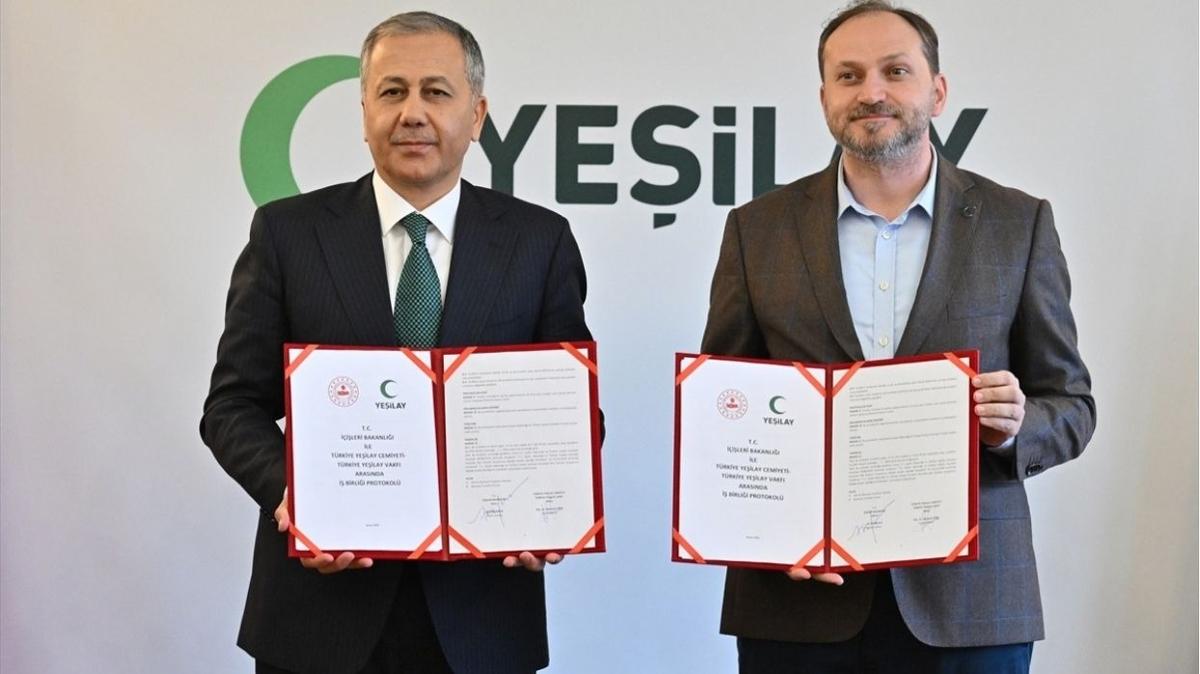 bamllkla mcadele  ibirlii protokol  yeilay cemiyeti iileri bakanl fotoraflar resimleri