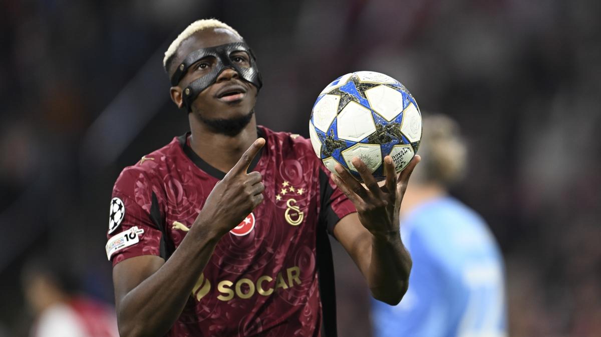 victor osimhen galatasaray paris saint-germain fotoraflar resimleri