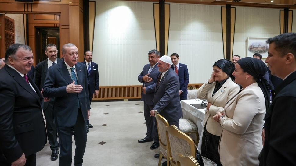Başkan Erdoğan'dan sürpriz kabul