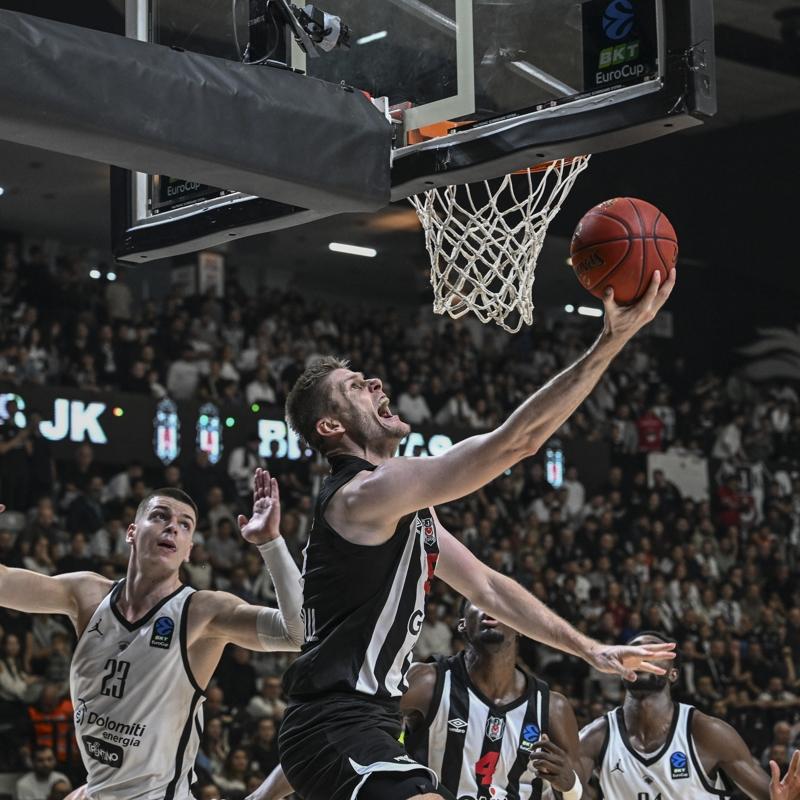 Beikta, talyan ekibi Dolomiti Energia karsnda hata yapmad