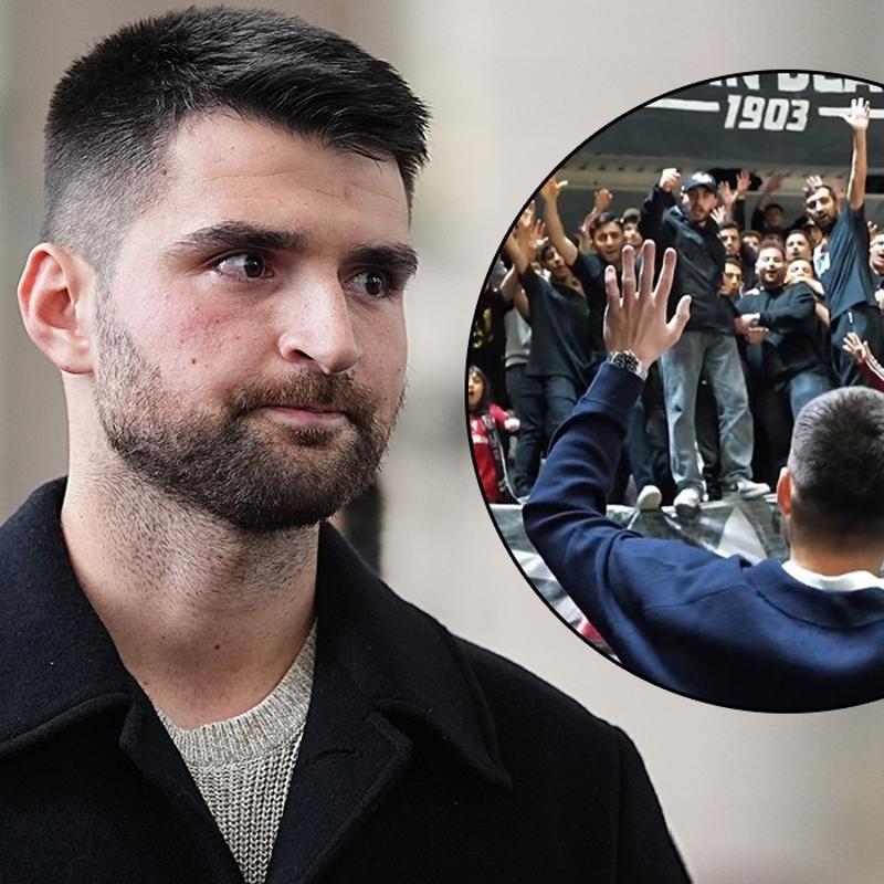 Be�ikta� taraftar�ndan Ersin Destano�lu'na destek!