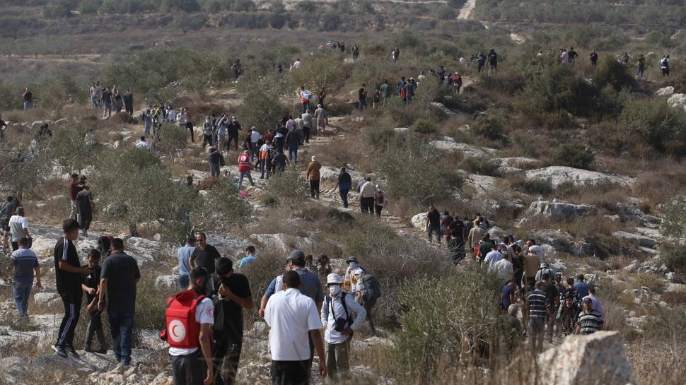 Filistinlilerden işgale tepki... Soykırımcıları protesto ettiler