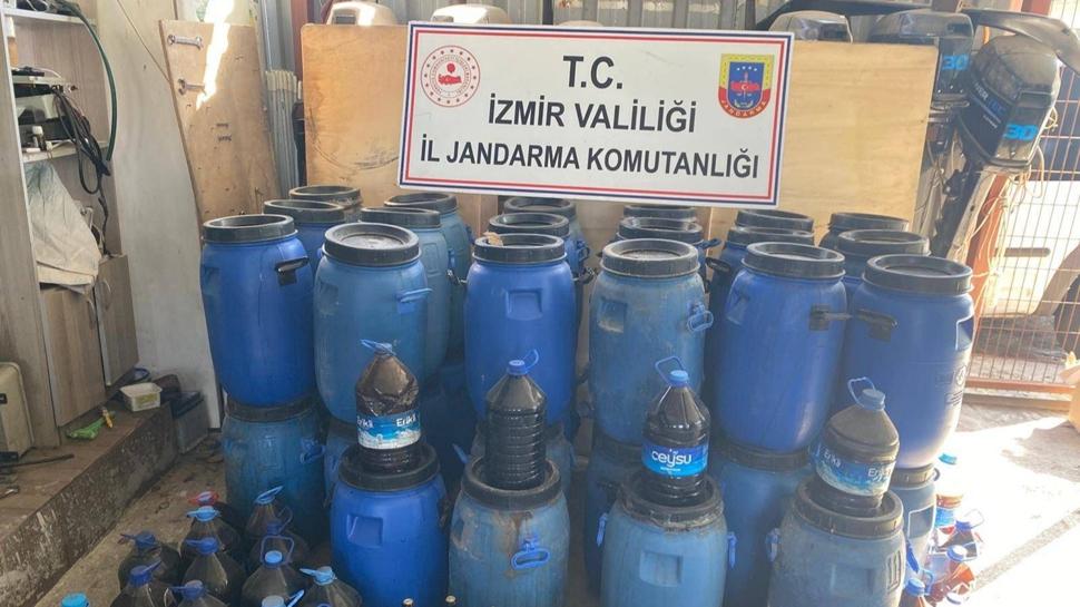 İzmir'de sahte içki operasyonu: 2 gözaltı