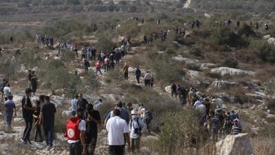 Filistinlilerden igale tepki... Soykrmclar protesto ettiler