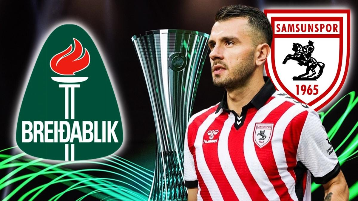 Breidablik-Samsunspor ma ne zaman Breidablik Samsunpor Konferans Ligi fotoraflar resimleri