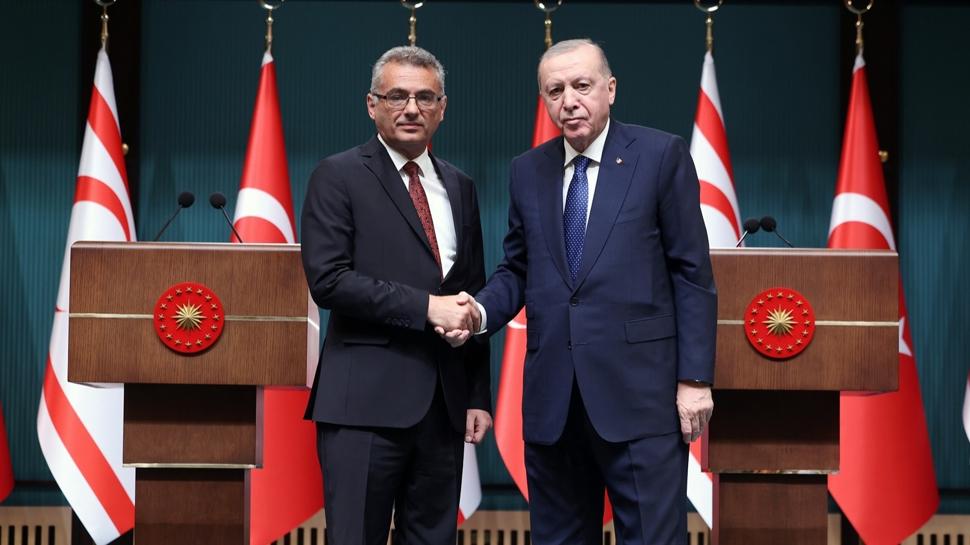 KKTC Cumhurbaşkanı Erhürman Ankara'dan ilan etti... "Egemenliğimizin ihlaline tahammülümüz yok"