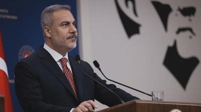 Bakan Fidan, ranl ve Trkmen mevkidalaryla telefonda grt