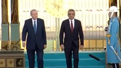 Erhrman Ankara'da... Bakan Erdoan resmi trenle karlad