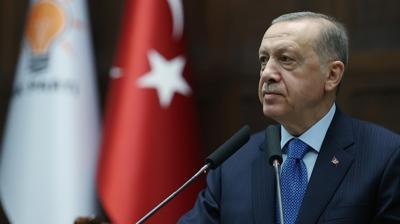 Bakan Erdoan'dan ehit ailelerine taziye mesaj