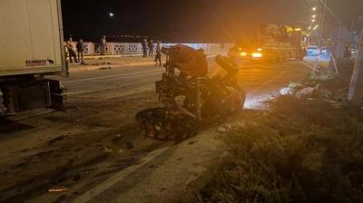 Feci kaza: Trla arpan ift hayatn kaybetti