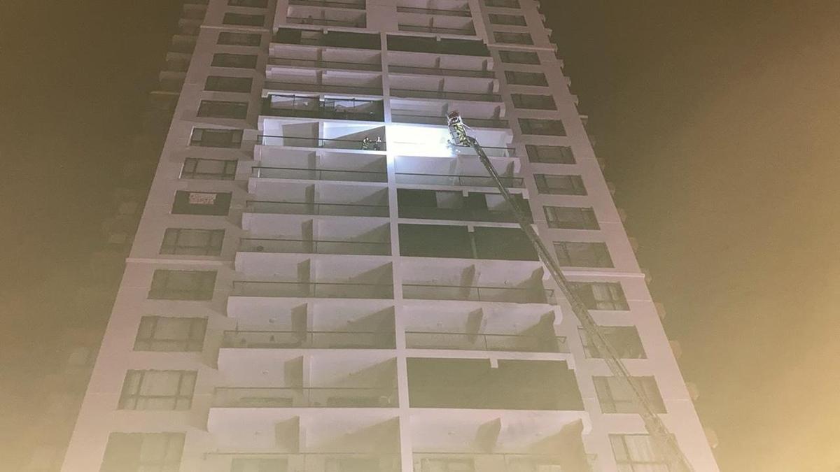 ankara apartman  yangn mahkeme fotoraflar resimleri