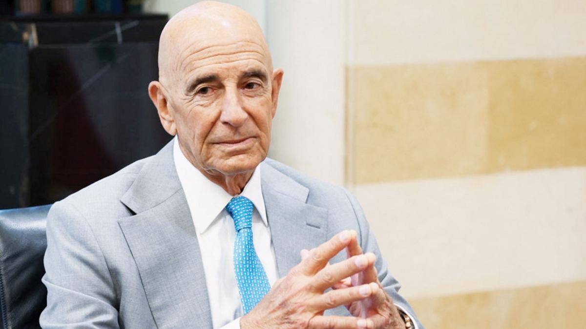 ABD Bykeli Tom Barrack Ortadou toplants fotoraflar resimleri