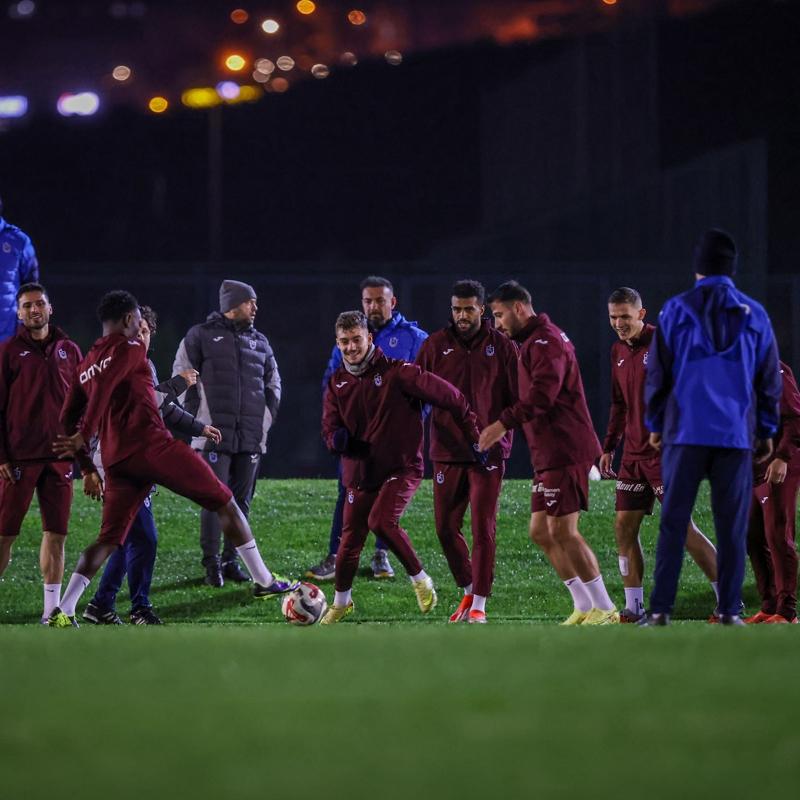 Trabzonspor, Ba�ak�ehir kar��la�mas� �al��malar�na devam etti