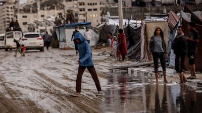 Gazze'ye k geldi: adrlar sular altnda kald