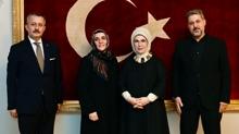 Emine Erdoan, stanbul Aile Vakf temsilcileri ile grt