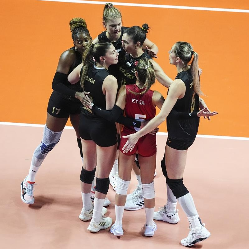 Galatasaray Daikin evinde set vermedi