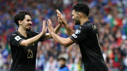 Ronaldo'suz Portekiz, Dnya Kupas biletini 9 golle ald! ki futbolcu hat-trick yapt