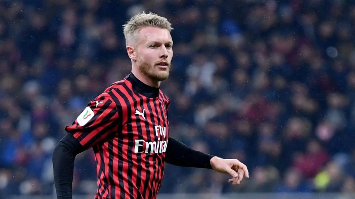 simon kjaer milan serie a fotoraflar resimleri