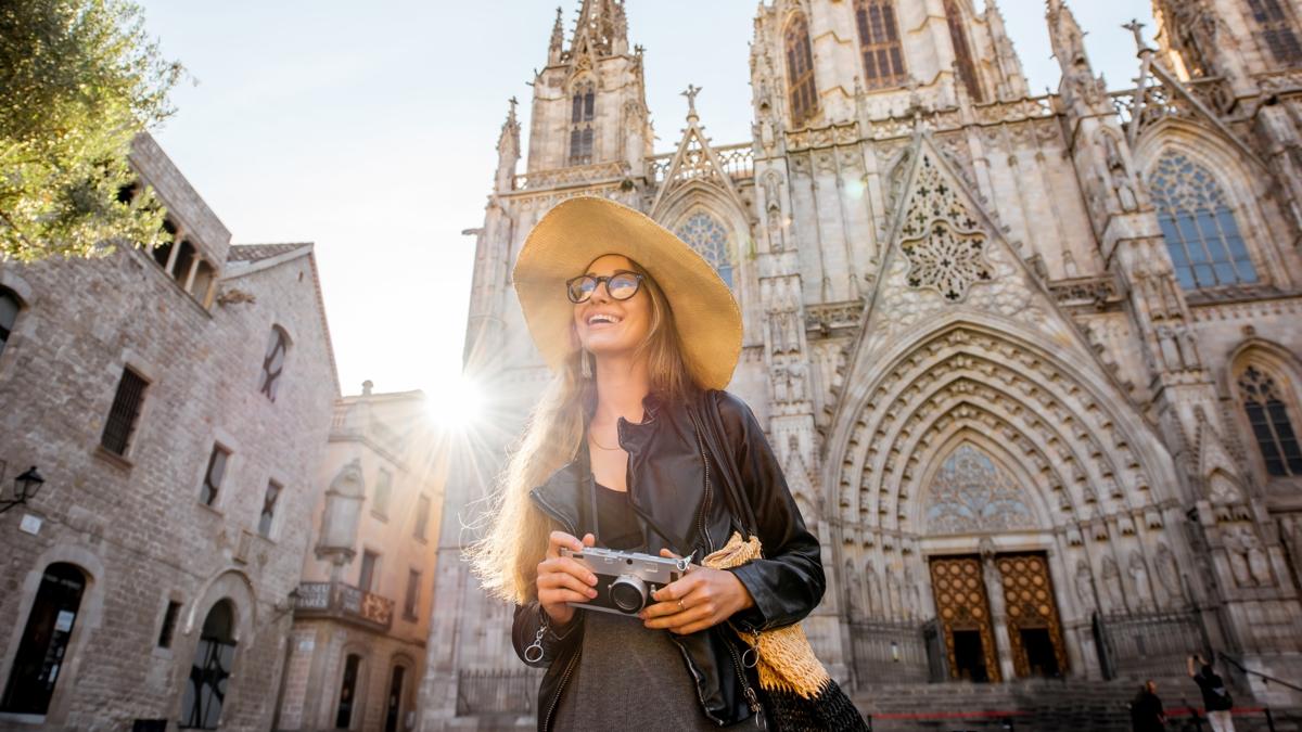 spanya spanyada 3 ehir turist fotoraflar resimleri