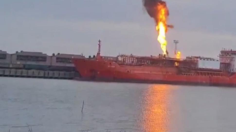 Odessa'da Trkiye'ye ait LNG tankerine saldr