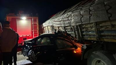 Afyonkarahisar'da feci kaza: 2 l, 2 yaral