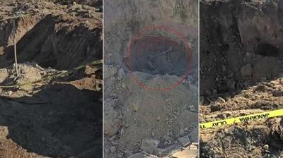 Kazlan yerden kanlar hayrete drd! Blge gvenlik emberine alnd