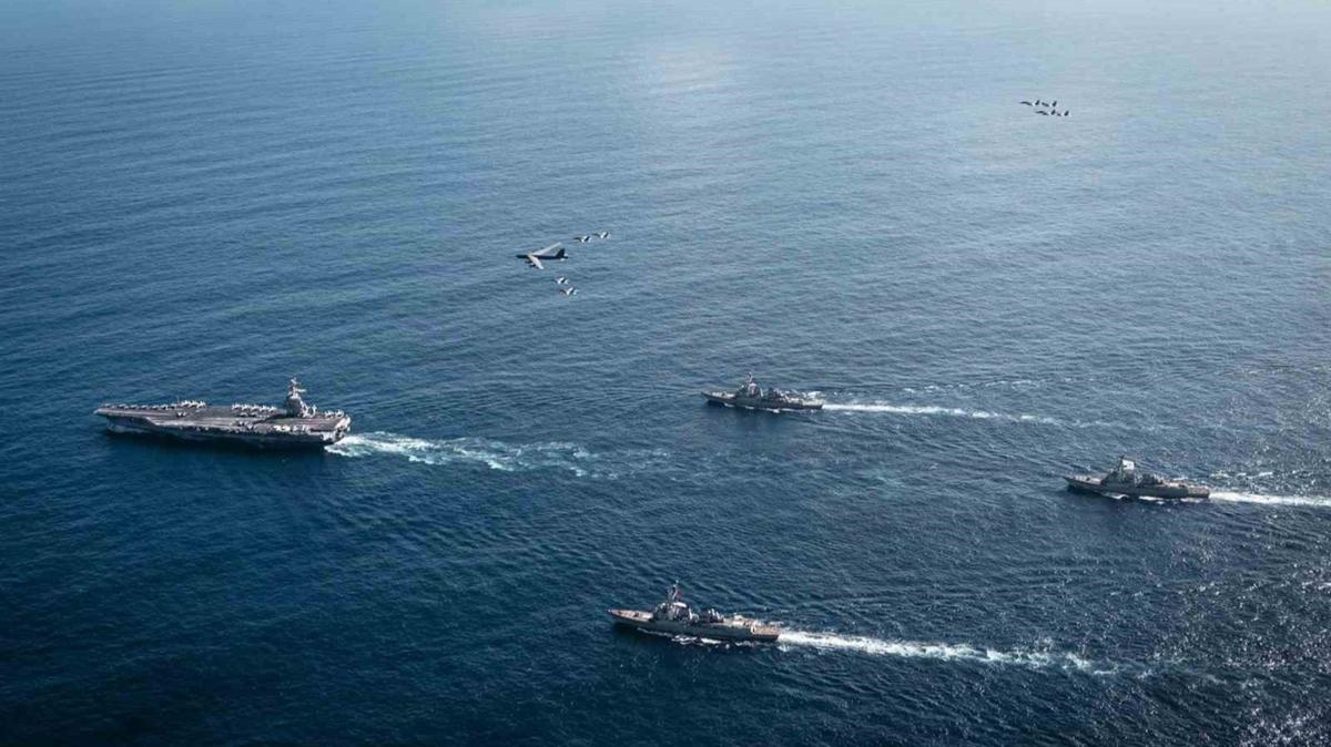 donanma uak gemisi Karayipler operasyonu fotoraflar resimleri