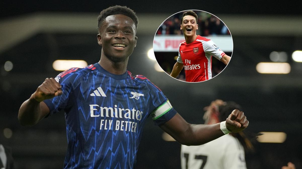Bukayo Saka Mesut zil Arsenal futbolcu fotoraflar resimleri